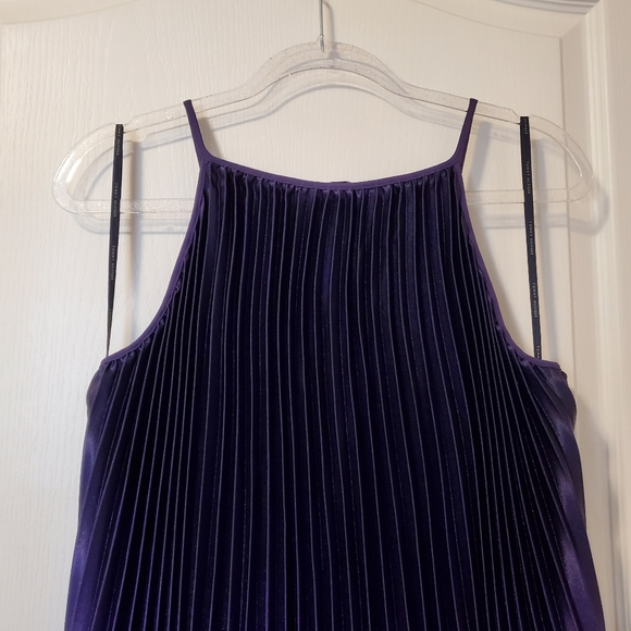 Tommy Hilfiger- Purple to Silver Ombre Pleated Maxi Dress (size 36) - Picture 17 of 17